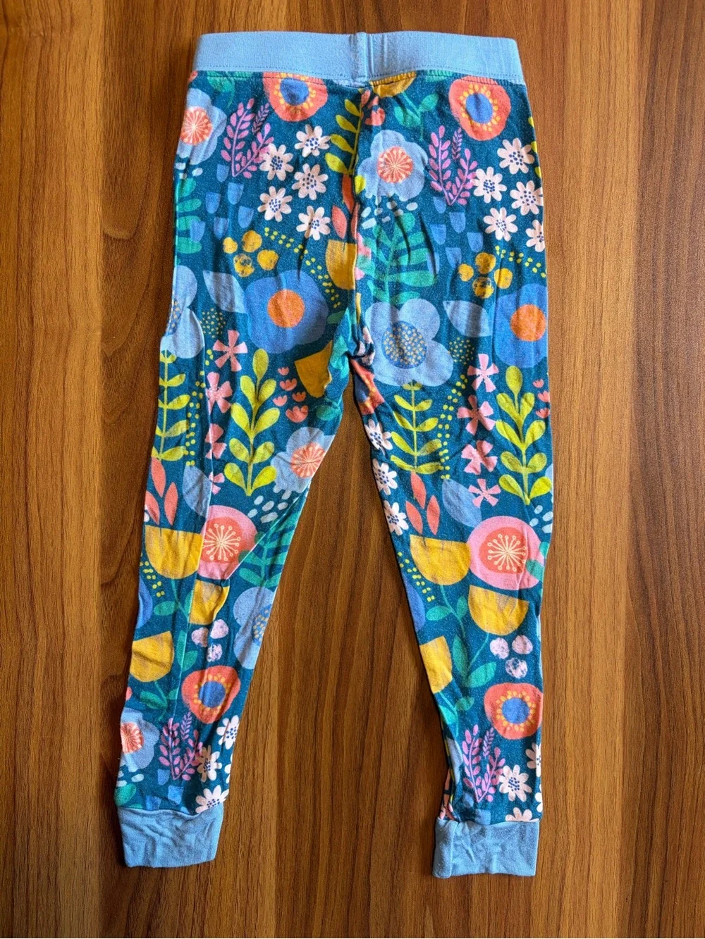 Little Sleepies 12-18M Folk Floral 2 Piece Bamboo Pajama Set